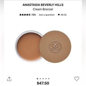 Anastasia Beverly Hills cream bronzer in golden tan